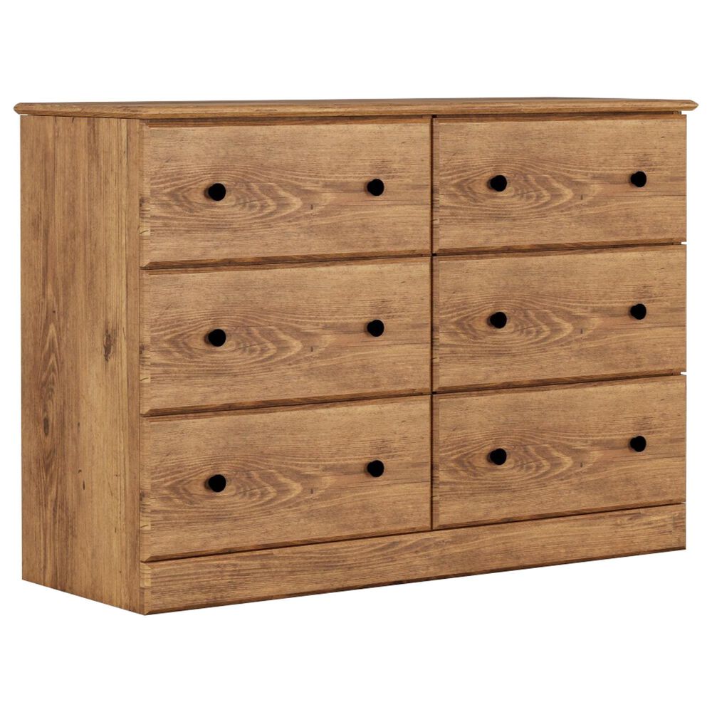 Lemoore Essentials 45" 6-Drawer Dresser Only in Saratoga Pine, , large