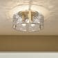 Golden Lighting Aenon 3-Light Flush Mount in Brushed Champagne Bronze, , large