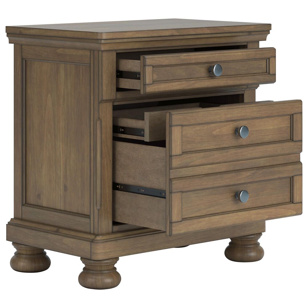 Ashley Feddinger 4-Piece Queen Storage Bedroom Set in Chestnut Brown, , large