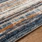 Surya Tuscany TUS-2337 Blue, Brown, Bright Yellow, Dusty Coral, Dark Blue, Light Beige, Cream and Gray 12" x 15" Area Rug, , large
