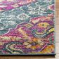 Safavieh Madison MAD119C 2"3" x 12" Blue and Fuchsia Runner, , large