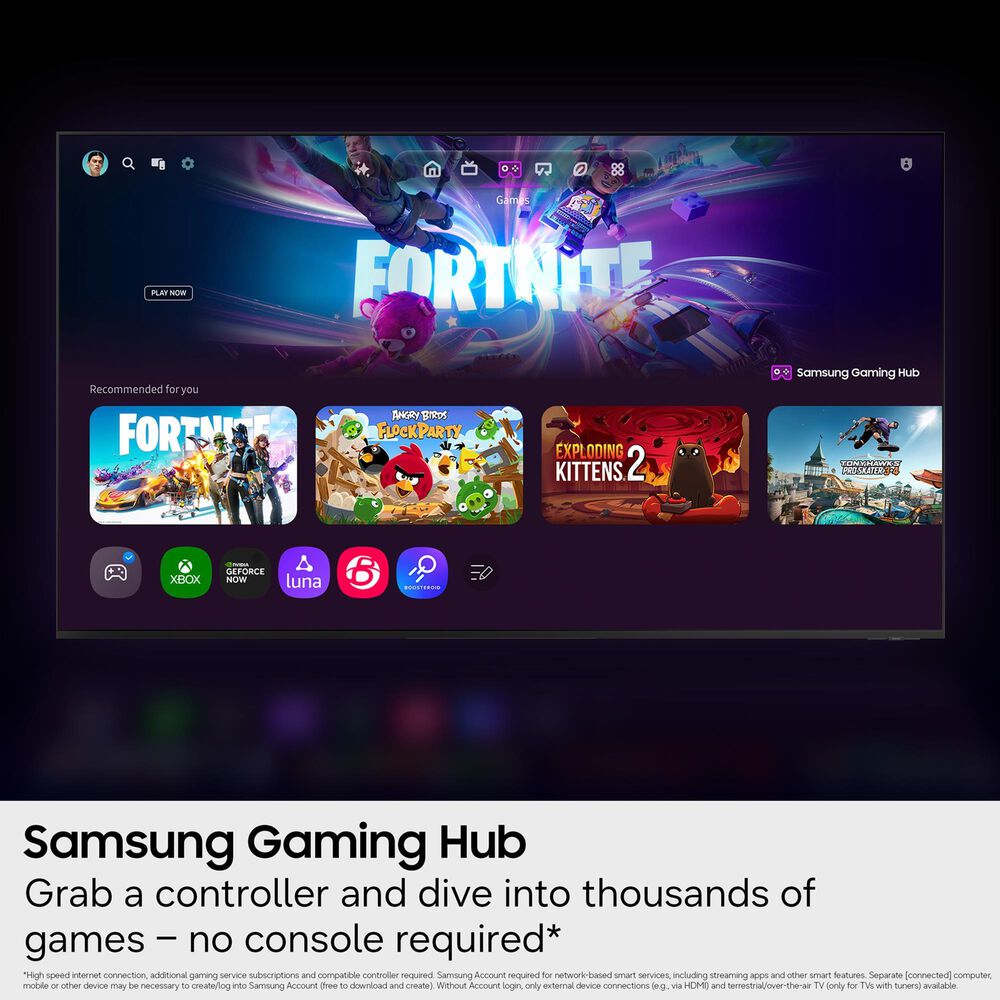 Samsung 50" U8000H Series Crystal UHD 4K Vision AI in Black - Smart Tizen TV (2026), , large