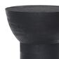 Zuo Modern Wisdom Table Stool in Matte Black/Black, , large