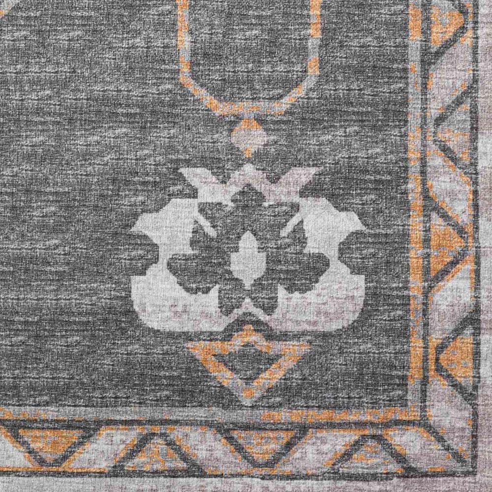 Dalyn Rug Company Sedona Oriental 2&#39;3&quot; x 10&#39; Charcoal Indoor/Outdoor Performance Runner, , large