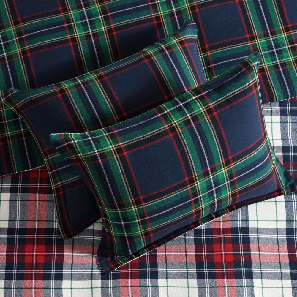 Levtex Spencer Plaid 3-Piece King/California King Comforter Set in Navy, , large