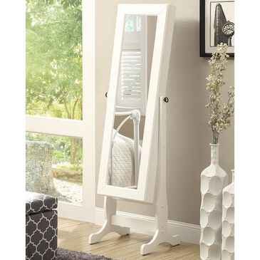 Pacific Landing Jewelry Mirror in White, , large