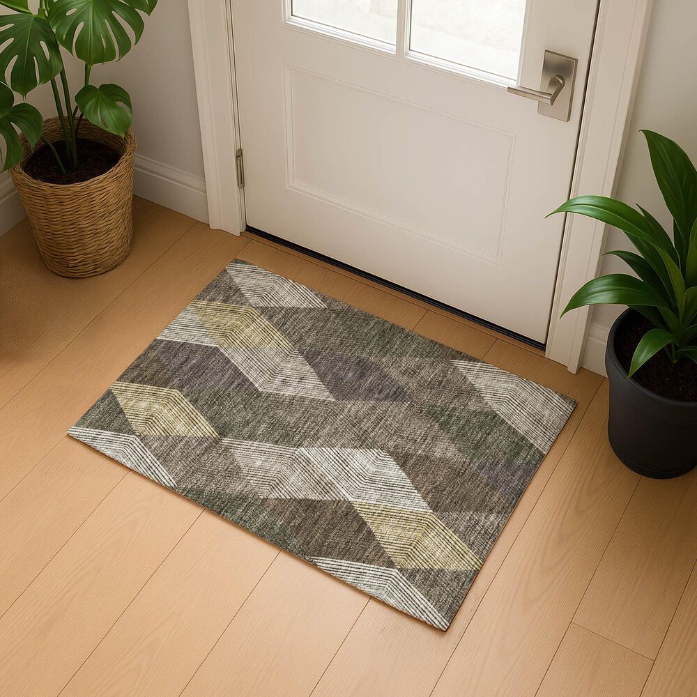 Dalyn Rug Company The Reserve TR11 Brown 1&#39;8&quot; x 2&#39;6&quot; Indoor/Outdoor Area Rug, , large