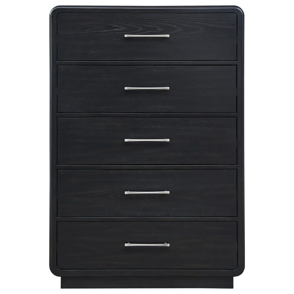 Millenium Rowanbeck 5-Drawer Chest in Black, , large