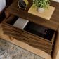Modway Emric Wave 2 Drawer Nightstand in Walnut, , large