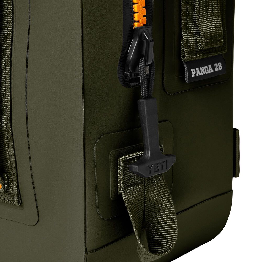 YETI Panga 28L Waterproof Backpack in Olive and King Crab Orange, , large