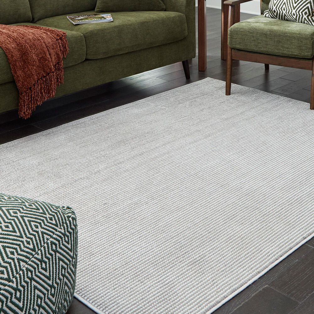 Ashley Eduring 5&#39; x 7&#39; Ivory and Taupe Area Rug, , large