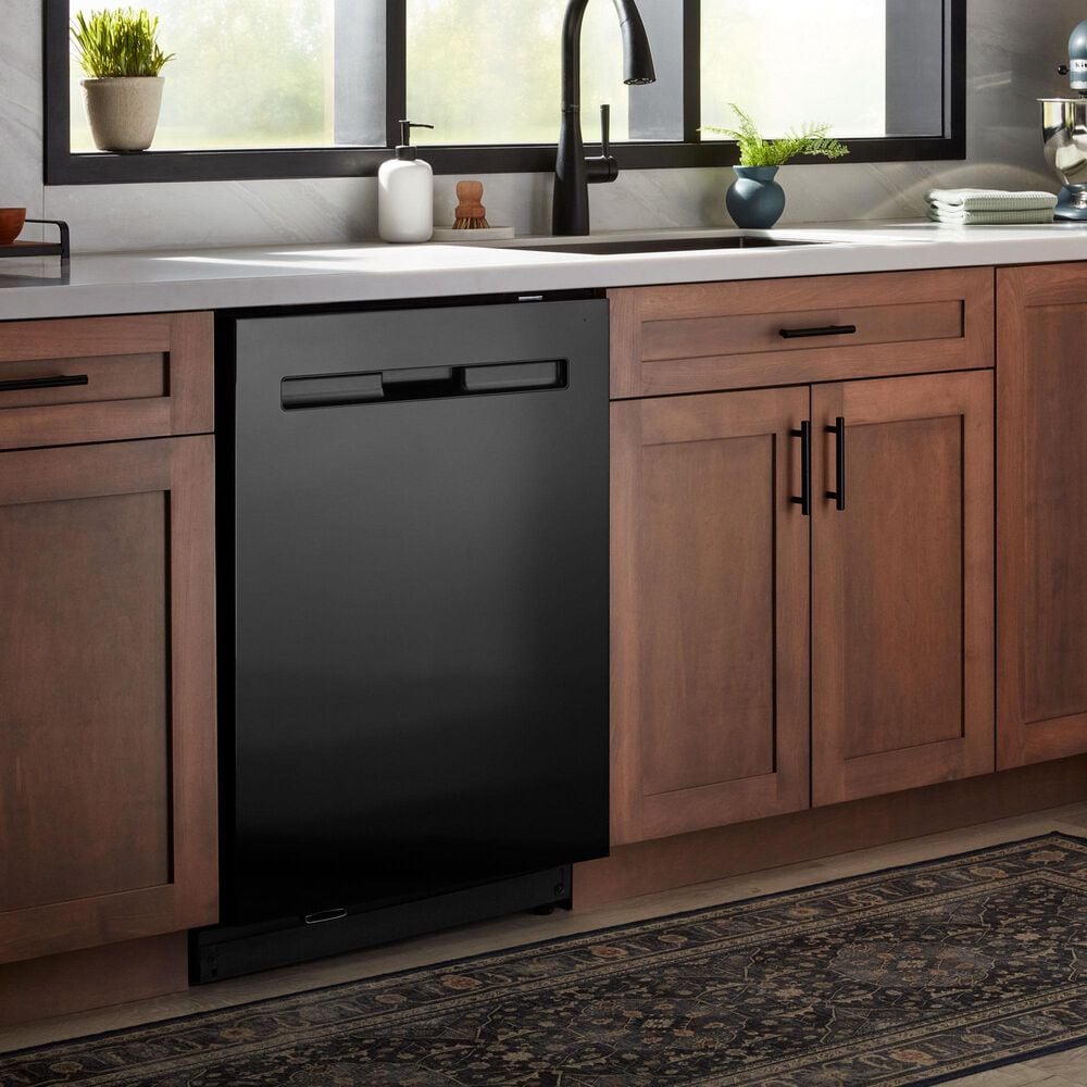 Maytag 24&quot; Built-In Pocket Handle Dishwasher in Black, , large