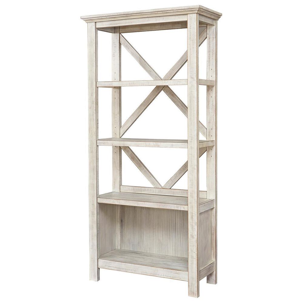 Ashley Carynhurst Large Bookcase in Whitewash, , large