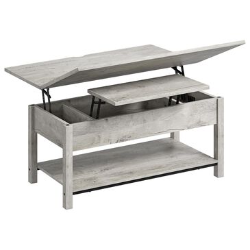 HOMLUX Lift Top Coffee Table in Light Grey, , large