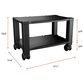 Timberlake 2-Tier Office Rolling Cart in Black, , large