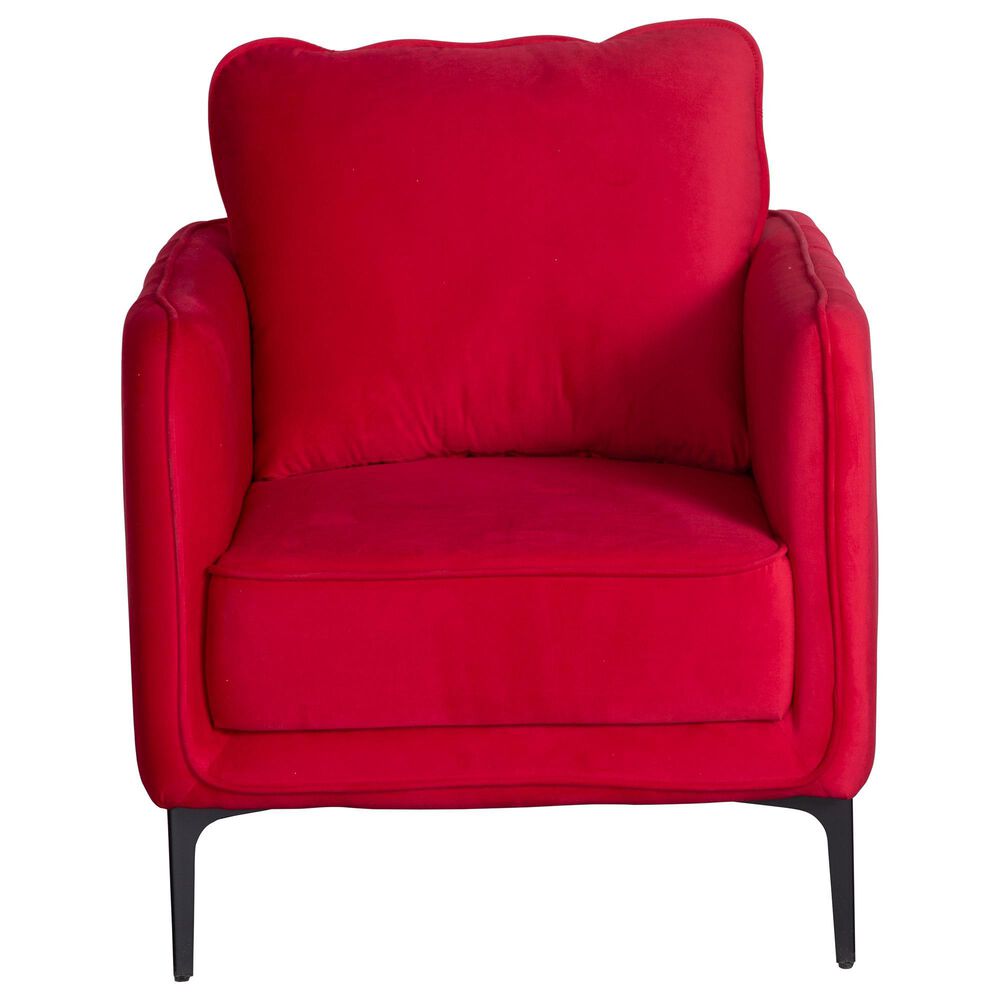 Mayberry Hill Accent Chair in Lavish Red, , large