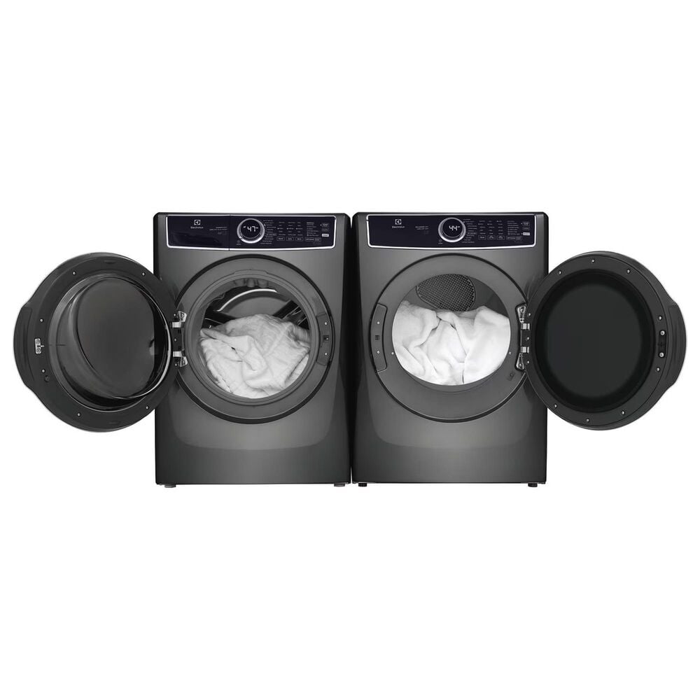 Electrolux 4.5 Cu. Ft. Front Load Washer and 8.0 Cu. Ft. Gas Dryer Laundry Pair in Titanium, , large