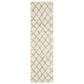 Safavieh Dallas Shag SGD258F-212 2"3" x 12" Ivory/Grey Runner, , large