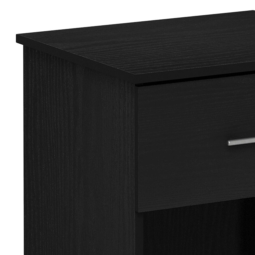 HOMLUX 1-Drawer Modern Nightstand with Bar Handle in Americano (Set of 2), , large