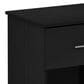HOMLUX 1-Drawer Modern Nightstand with Bar Handle in Americano (Set of 2), , large