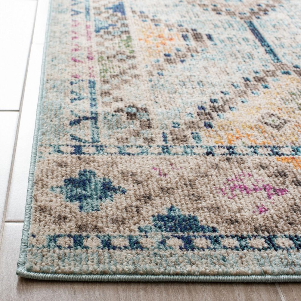 Safavieh Madison MAD418K 2&#39;2&quot; x 12&#39; Blue and Yellow Runner, , large