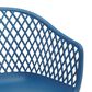 Moe"s Home Collection Piazza Patio Chair in Blue (Set of 2), , large