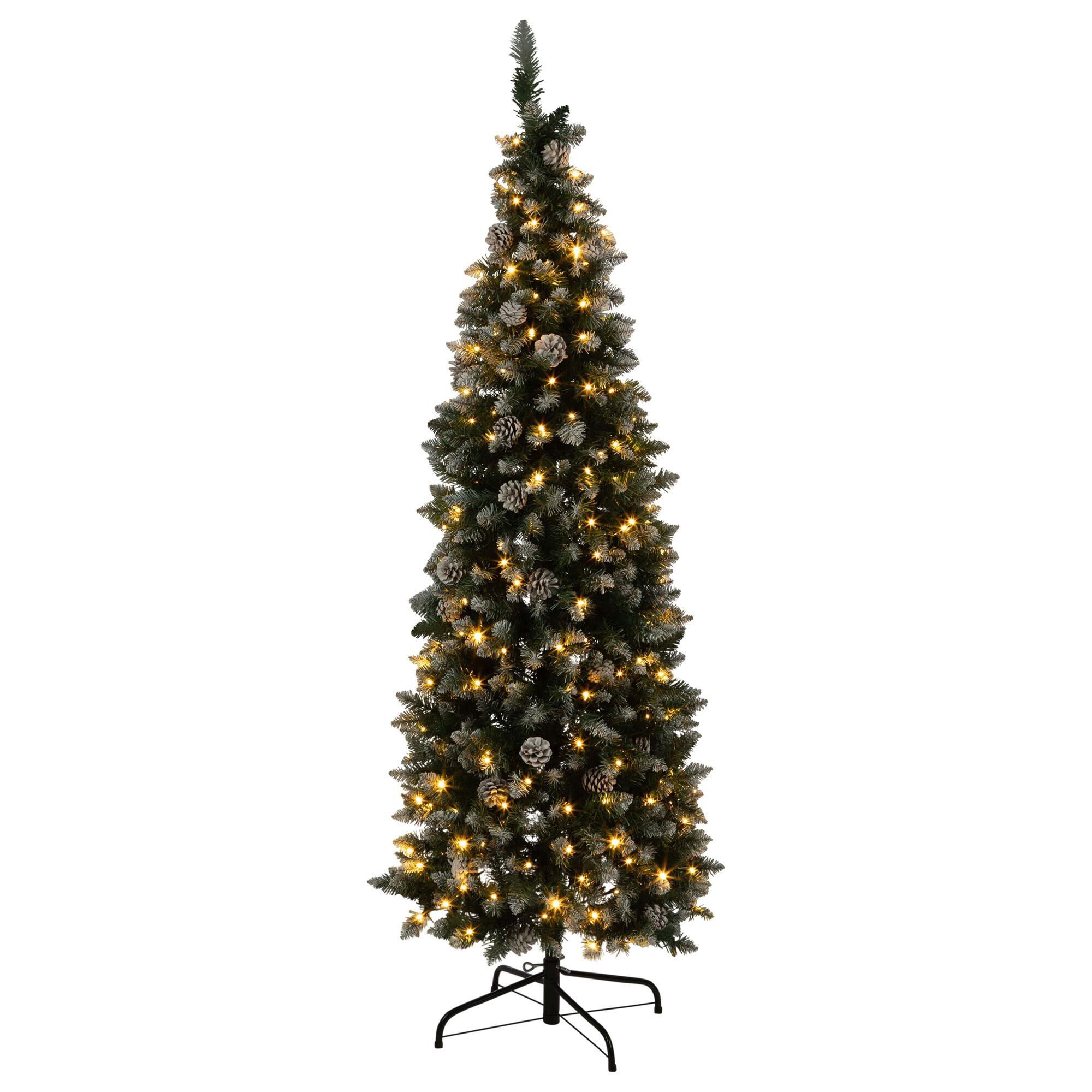 Timberlake 6 ft Christmas Tree with 250 LED Lights in Green and White