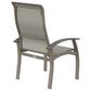 Telescope Casual Furniture Montego Supreme Height Patio Arm Chair with Polymer Accents in Smoke, , large