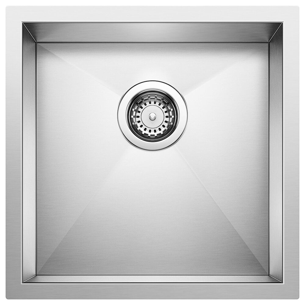 Blanco Precision 17" R0 Bar Sink in Satin Polished, , large