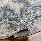 Surya Cardiff CDF-2307 Deep Teal, Blue, Light Gray, Medium Gray, Charcoal and Camel 12" x 15" Area Rug, , large