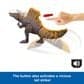 Jurassic World Rebirth Tail Thrasher Spinosaurus Action Figure in Brown and Yellow, , large