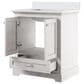 Lexora Home Dukes 30" Single Bathroom Vanity in White with 2 cm White Cultured Marble Top and Rectangular Sink, , large