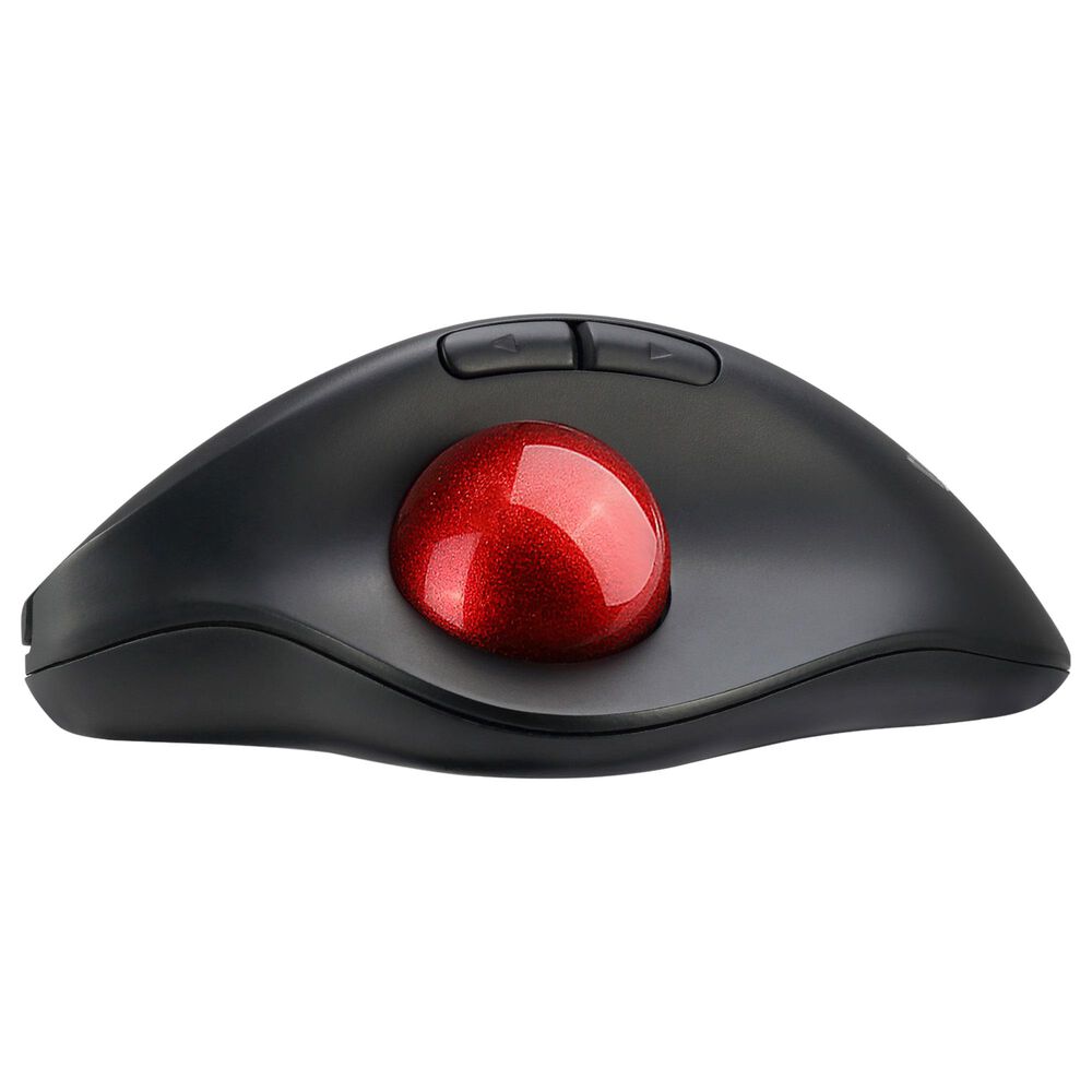 Adesso Wireless Programmable Ergonomic Trackball Mouse in Black, , large