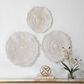 Uttermost Ocean Gems 21" x 22" Wall Decor in Ivory and Tan (Set of 3), , large