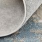 Feizy Astra 6"7" x 9"6" Gray and Blue Area Rug, , large
