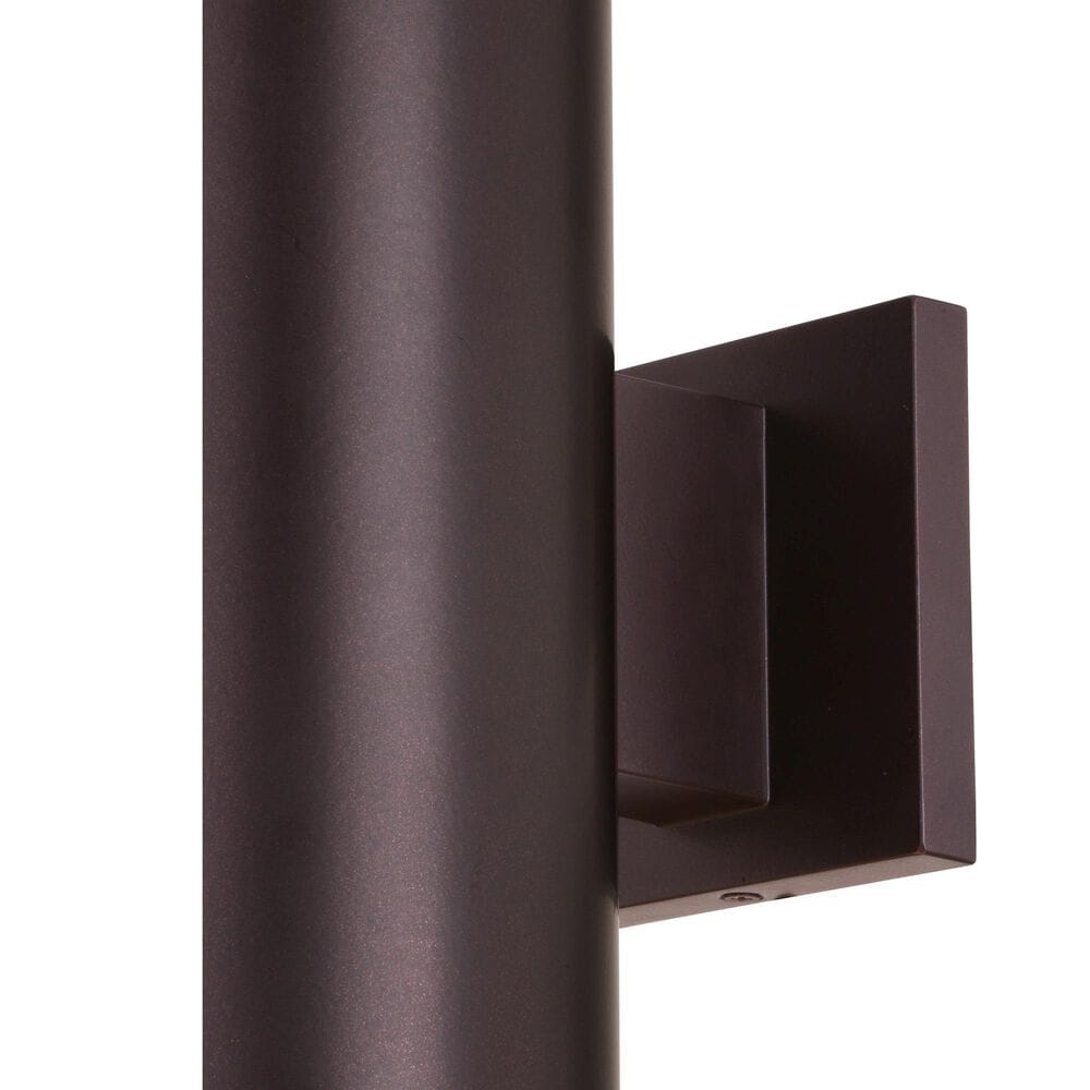 Vaxcel Chiasso 14.25" 2-Light Outdoor Wall Sconce in Deep Bronze, , large