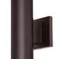 Vaxcel Chiasso 14.25" 2-Light Outdoor Wall Sconce in Deep Bronze, , large