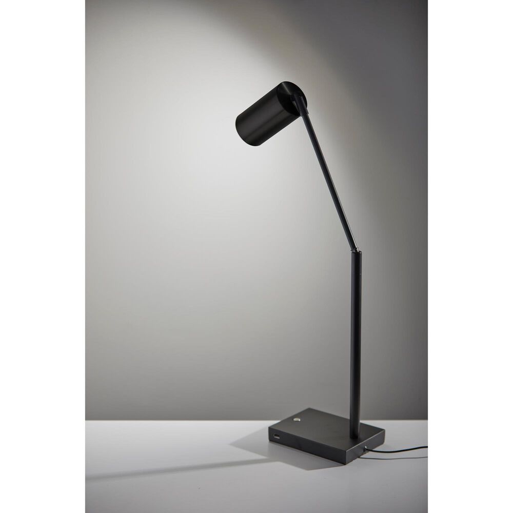 Adesso Colby LED Desk Lamp in Black, , large