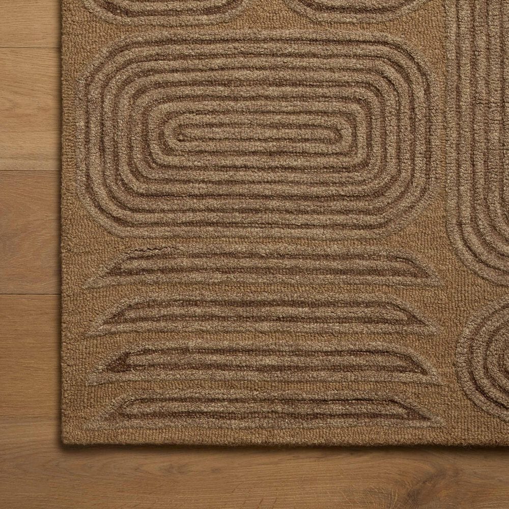 Loloi Madi Mocha and Cocoa 2'3" x 3'9" Area Rug, , large