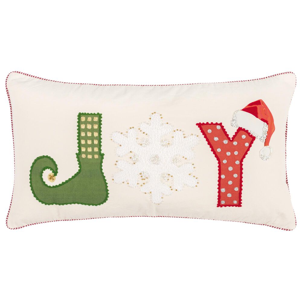 Rizzy Home 14" x 26" Pillow Cover in Joy Text, , large