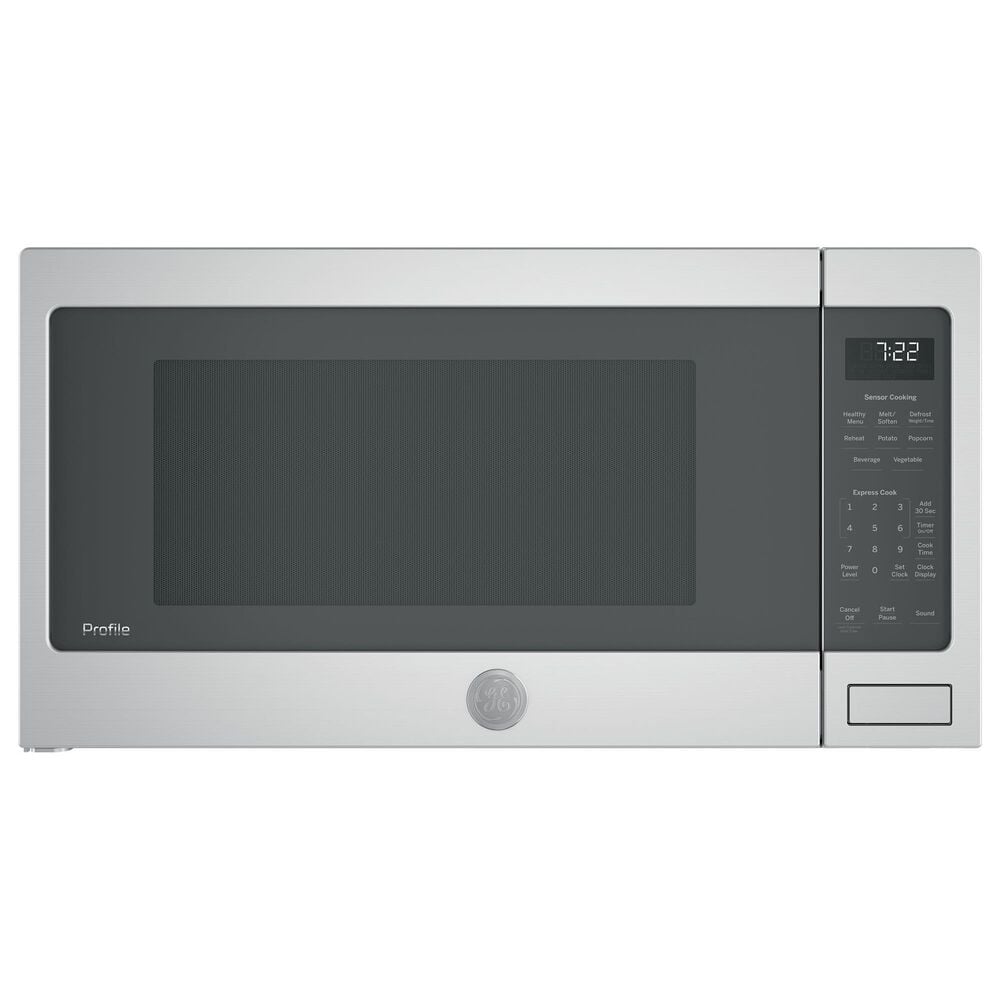 GE Profile 2.2 Cu. Ft. Countertop Sensor Microwave Oven in Stainless Steel, , large