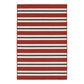 Oriental Weavers Meridian 5"3" x 7"6" Red Area Rug, , large