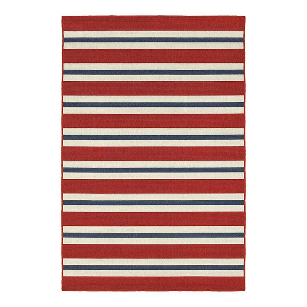 Oriental Weavers Meridian 5"3" x 7"6" Red Area Rug, , large