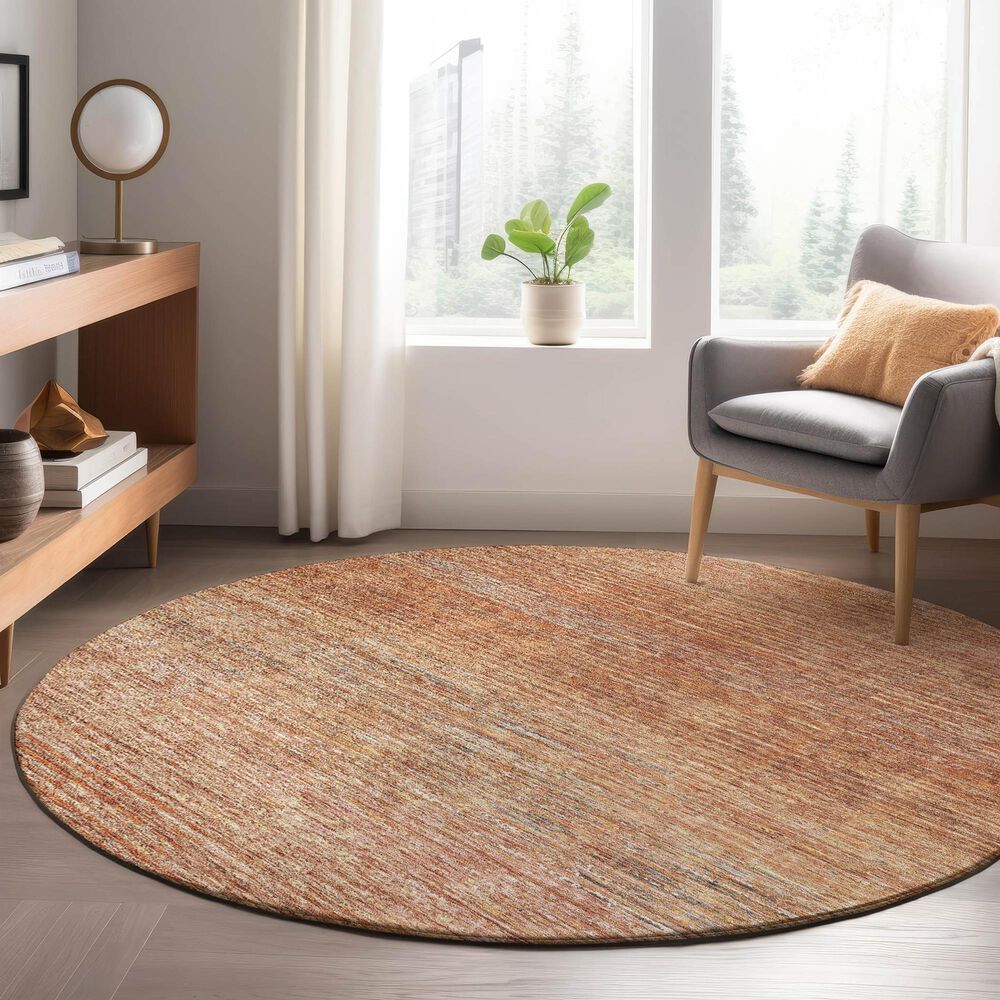 Dalyn Rug Company Trevi 8&#39; Round Copper Area Rug, , large