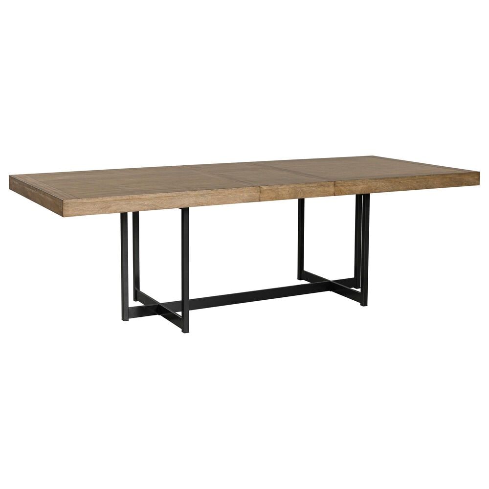 Ashley Tomtyn 7-Piece Dining Set in Light Brown and Gray, , large
