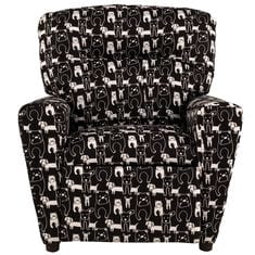 Brazil Tween Recliner in Black