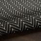 Nourison Horizon HOZ02 Black 10" x 14" Indoor/Outdoor Area Rug, , large