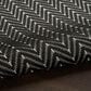 Nourison Horizon HOZ02 Black 10" x 14" Indoor/Outdoor Area Rug, , large