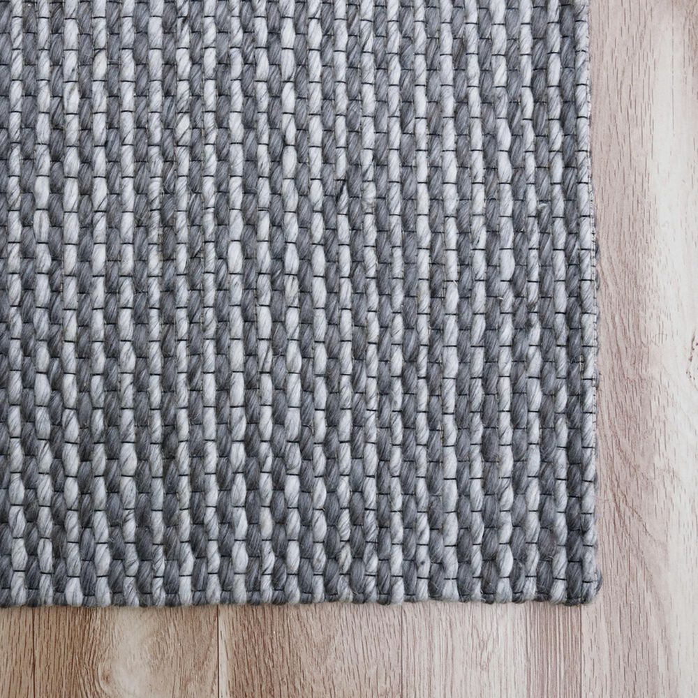 L&amp;R Resources Bergen 5&#39; x 7&#39;9&quot; Gray and Silver Area Rug, , large