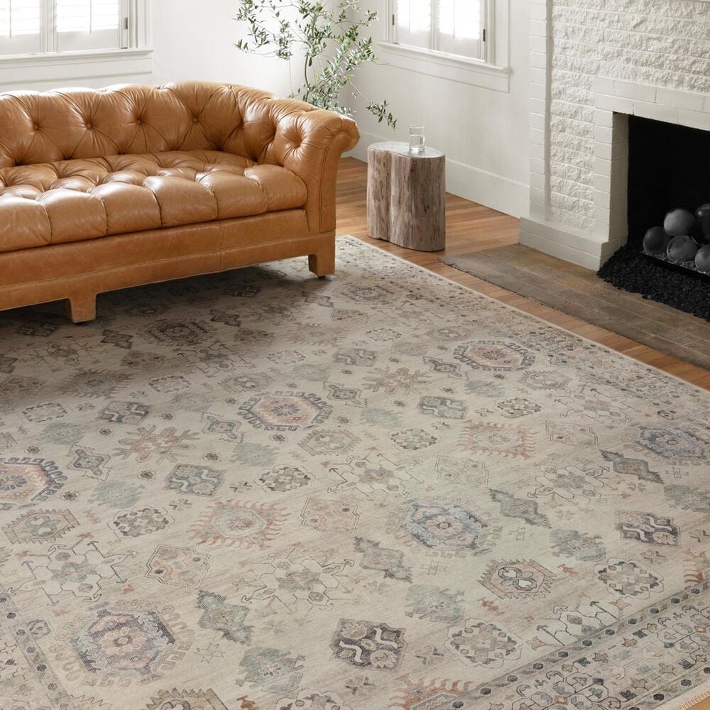 Loloi Hathaway 9&#39; x 12&#39; Beige and Multicolor Area Rug, , large